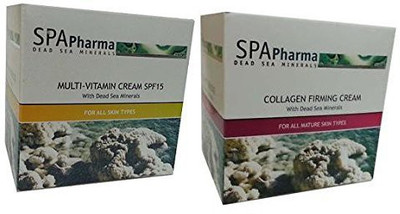 

Spa Pharma Dead Sea Minerals Collagen Firming Cream & MultiVitamin Cream Spf Israel(100 ml)