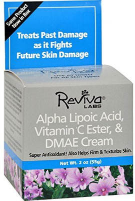 

Reviva Labs Alpha Lipoic Acid Vitamin C Ester And Dmae Cream Helps Prevent Future Skin Damage(59.15 ml)