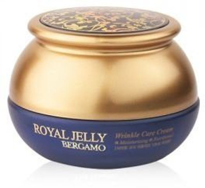 Bergamo Korean Natural Pure Organic Royal Jelly Extract Moisturizing Nutritional Wrinkle Care Anti Aging Cream Gm(50 g)