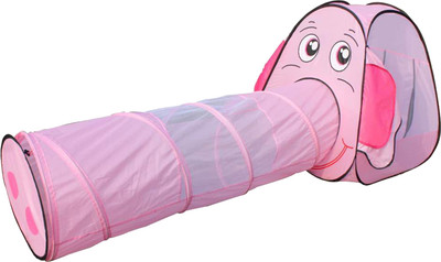 

Toy Park Elephant Pop up Tunnel For Kids(Pink)
