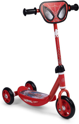 

my baby excels Spiderman Thwip 3 Wheel Scooter Red & Black(Red, Black)