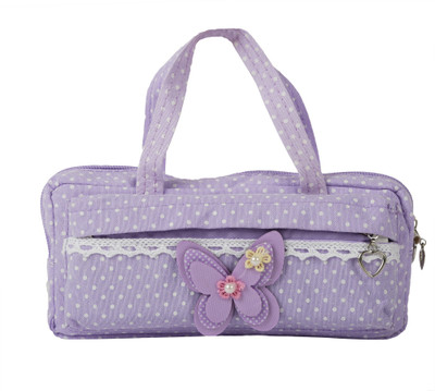 

Instabuyz Cute Print Trendy Latest Zipper Pencil / Pen Pouch Box / Multipurpose Organizer Case Latest Zipper Pencil Pouch Box / Pen Bag Pouch Latest Design for Girls Butterfly Art Polyester Pencil Box(Set of 1, Purple)