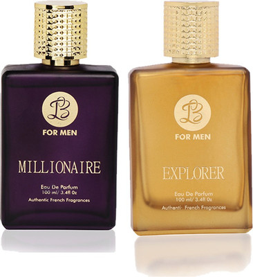 LB Perfume LB MILLIONAIRE AND LB EXPLORER PERFUME FOR MEN 100 ML EDP(COMBO OF 2) Perfume - 25 ml(For Men)