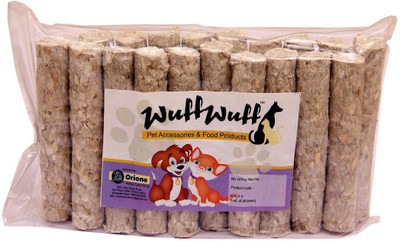 

Wuff Wuff Dog Chewable Kababs Natural Flavour 20 PCS (800 Gms) Vegetable Dog Chew(800 g, Pack of 1)