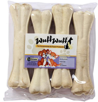 

Wuff Wuff 100% Digestible Chewable Calcium Bones for Dogs (800 g, Pack of 4) Dog Chew(800 g, Pack of 1)