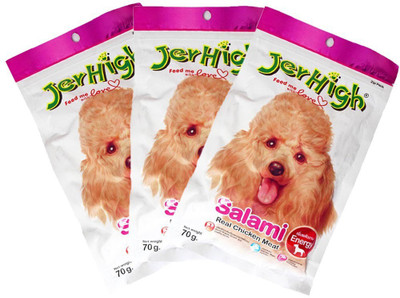 

JerHigh Treats Chicken 210 g Dry Dog Food(Pack of 3)
