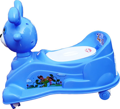 

Nagar international Baby Potty Training seat Cum Rider Blue Potty Seat(Blue)