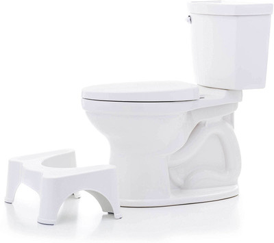 

ShopyBucket Toilet Squat Stool Creates natural cross between Indian vs Western pot (White) Potty Seat(White)