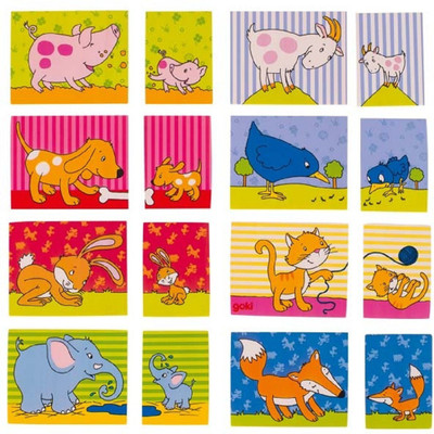 

Goki Memo Game, Mother and Child(16 Pieces)