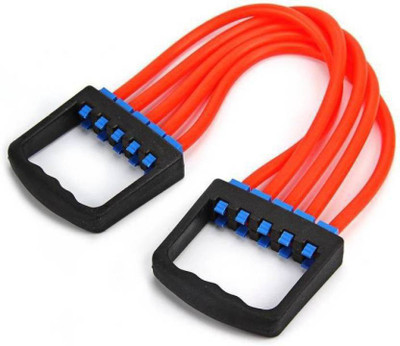 

divi plus Chest Developer 02 Resistance Tube(Red, Black), Black;red