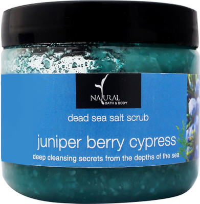 

Natural Bath & Body Juniper Berry Cypress Dead Sea Salt Scrub(200 g)