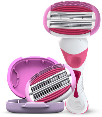 

LetsShave Soft Touch 6 Body Razor Kit for Women + Razor Handle + Razor Cap