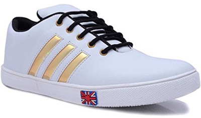 

RJ India White shoes-27 Sneakers For Men(White, White1
