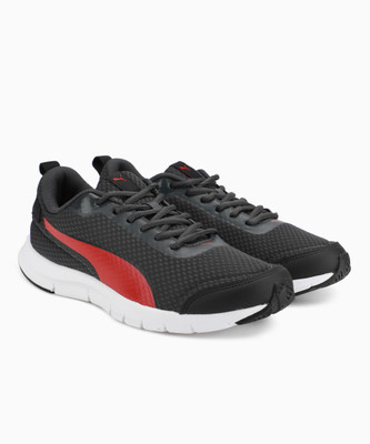 

Puma Track V1 IDP Running Shoes For Men(Black, Red, Dshadow-blk-highriskred