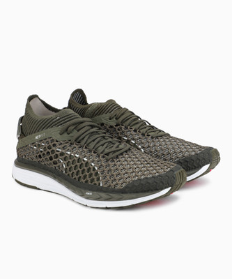 

Puma Speed IGNITE NETFIT Walking Shoes For Men(Olive, Olive night-white