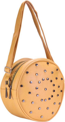 

DIGITRENDZZ Women Casual Yellow PU Sling Bag