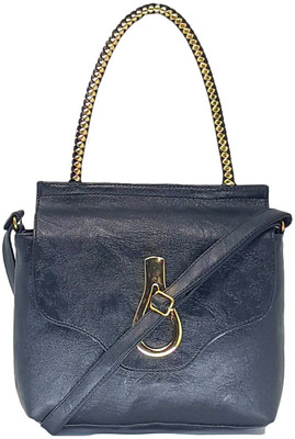 

Da Eslingas Women Casual, Formal, Evening/Party Black Leatherette Sling Bag