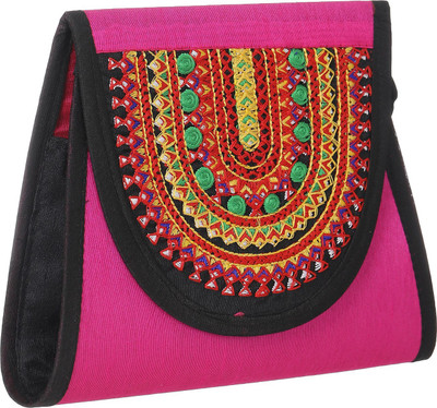 

GiftingTree Women Casual Pink Cotton Sling Bag