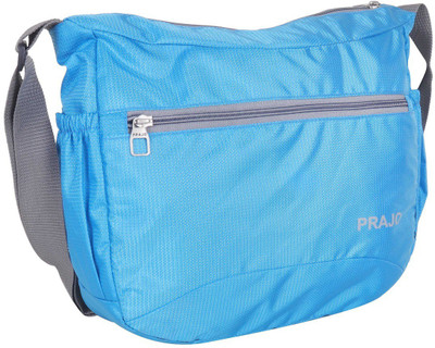 

Prajo Men & Women Casual Blue Polyester Sling Bag