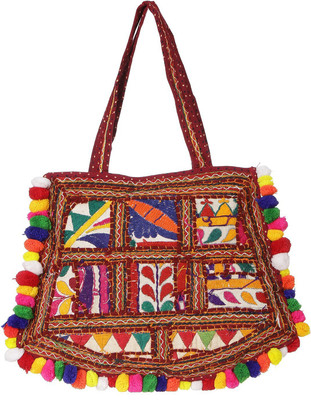 

GiftingTree Women Casual Multicolor Cotton Shoulder Bag