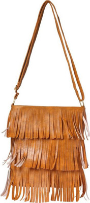 

DELMA Girls Casual, Formal Tan PU Sling Bag