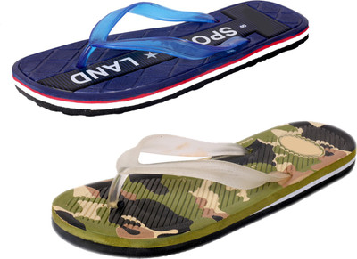 

IndiWeaves StepCare Slippers, Blue::multicolor