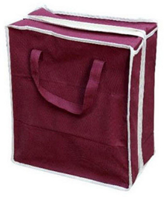 

Maison & Cuisine Shoe Tote Storage Bag Shoes Organizer Hold 6 Pairs of Shoes Mahroon (280-1) Small Travel Bag(Red)