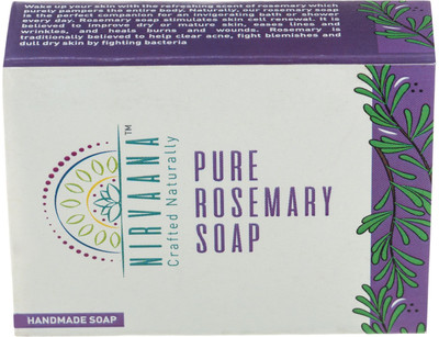 

Nirvaana Natural & Pure Handmade Rosemary Soap(100 g)