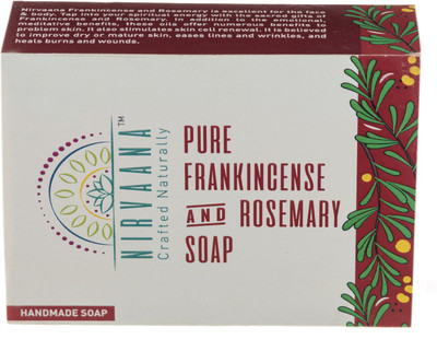 

Nirvaana Natural & Pure Handmade Frankincense & Rosemary Soap(100 g)