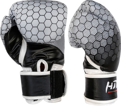 

Hitman By Triumph Blue Printing force PU Boxing Gloves Size: 8 Boxing Gloves (XL, Black)