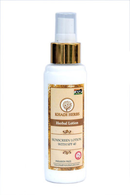 

khadi herbs Sunscreen Lotion with SPF 40 - SPF 40 PA+(120 g)