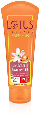 

Lotus Herbal Safe Sun 3-In-1 Matte Look Daily Sunblock - SPF 40 PA+(100 g)