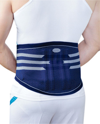 

Dyna LumboGrip 3D Knitted Lumbo Sacral Corset Back Support (L, Blue)