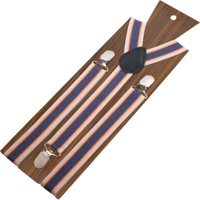 

Peluche Y- Back Suspenders for Men, Boys(Blue, Orange, Beige)