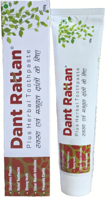 DANT RATTAN HERBAL TOOTHPASTE PLUS HERBAL Toothpaste(300 g, Pack of 3)