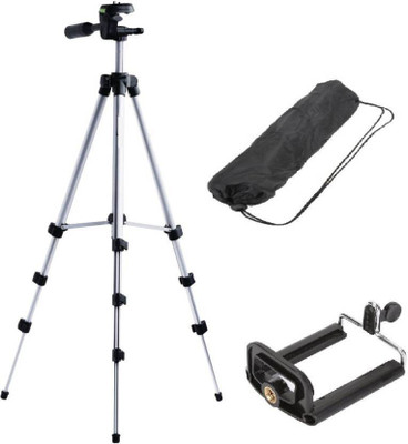 

Tygot 3110 Tripod Stand With 3-way Head Light Weight Digital Camera Tripod (Silver, Supports Up to 1800 g) Tripod Kit, Monopod(Silver, Supports Up to 1800 g)