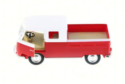 

Kinsmart 1963 Bus Double CAb Pickup Scale 1/34(Red)