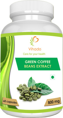 

VIHADO Vihado Pure Green Coffee Beans Extract Supplement - 60 Capsules (Pack of 1)(800 mg)
