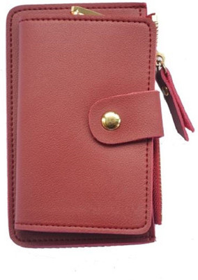 

JG Shoppe Women Maroon Artificial Leather Wallet(3 Card Slots)