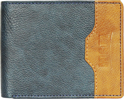 

Mogoul Men Blue Genuine Leather Wallet(3 Card Slots), Mogoul-bluepu-201807