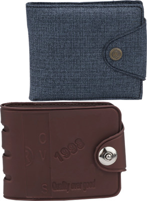 

Peacock Mundkar Boys Brown, Blue Artificial Leather Wallet(7 Card Slots), Blue;brown