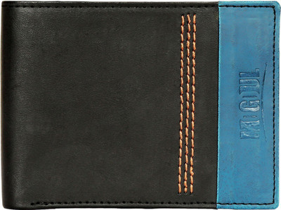 

Mogoul Men Black Genuine Leather Wallet(3 Card Slots), Mogoul-blkpu-201808