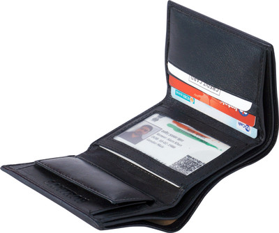 

SAMTROH Boys Formal Black Genuine Leather Wallet(6 Card Slots)