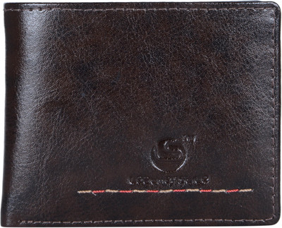 

LEATHERSTILE Men Black Genuine Leather Wallet(4 Card Slots)