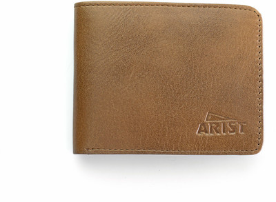 

Arist Men Tan Genuine Leather Wallet(7 Card Slots)