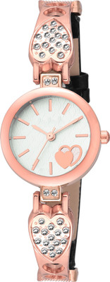 

COSMIC CX-2851 KMSCOLLECTION DESIGNER HEART strap cum bracelet ladies and women Watch - For Girls