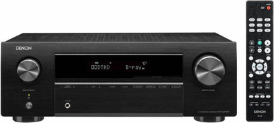 

Denon AVR-X250B 5.1 Ch. 4K Ultra HD AV Receiver with Bluetooth & Auto Power Off 300 W AV Power Receiver(Black)