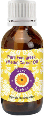 

DVe Herbes Pure Fenugreek(Methi) Carrier Oil 30ml - Trigonella Foenumgraecum(30 ml)