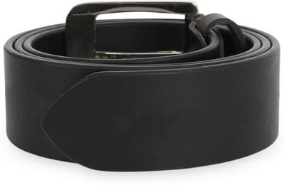 

WalletLee Men Formal Black Genuine Leather Belt