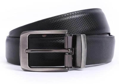

ZORO Men Formal, Party, Casual Black Artificial Leather Reversible Belt, Black/brown